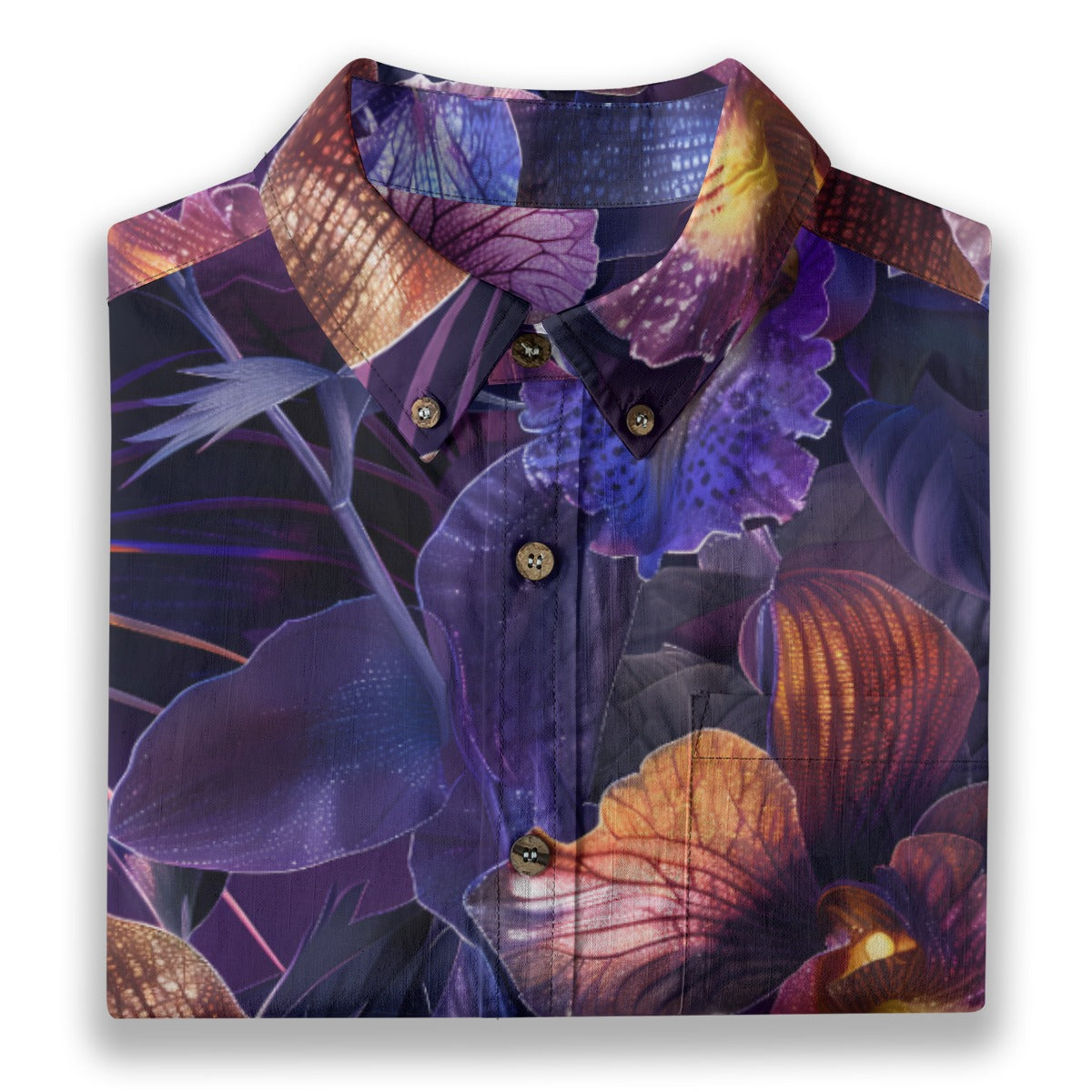 All-Over Print Men's Breathable Cotton Shirt|125GSM