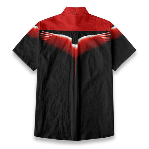 All-Over Print Men's Breathable Cotton Shirt|125GSM