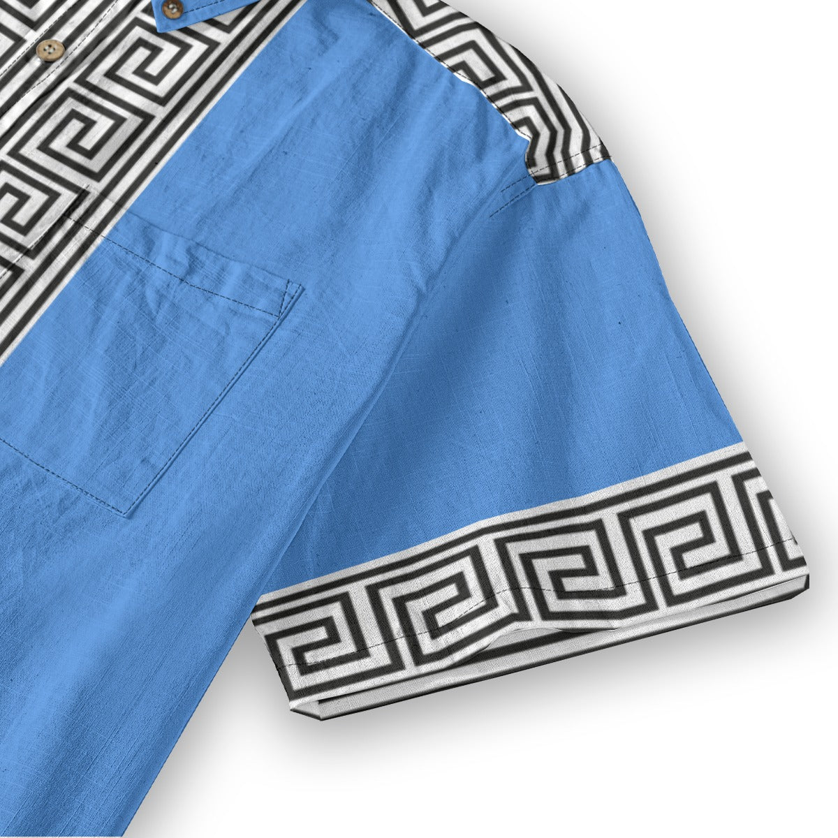 All-Over Print Men's Breathable Cotton Shirt|125GSM