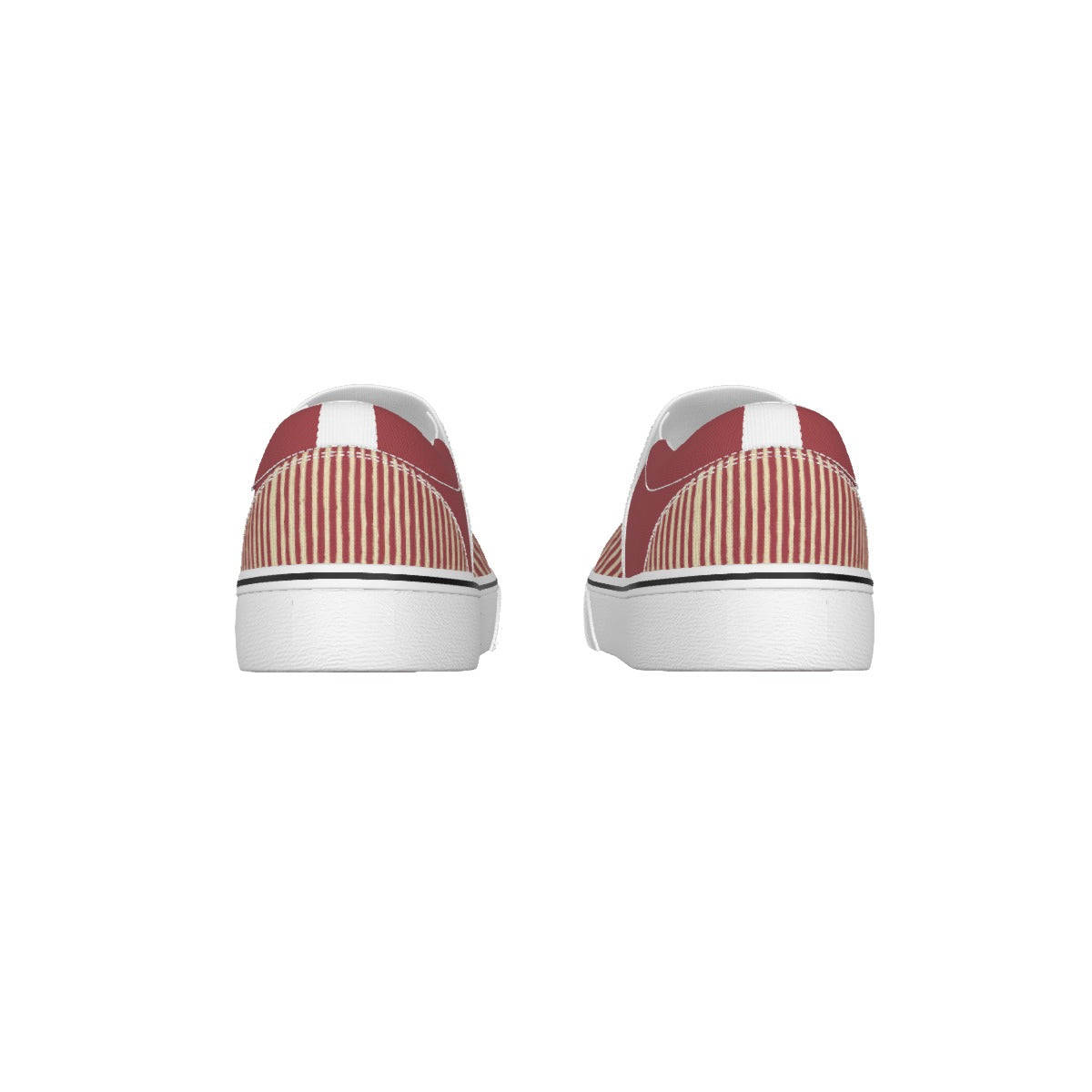 Custom Men's Canvas Slip On Sneakers Breathable Shoes