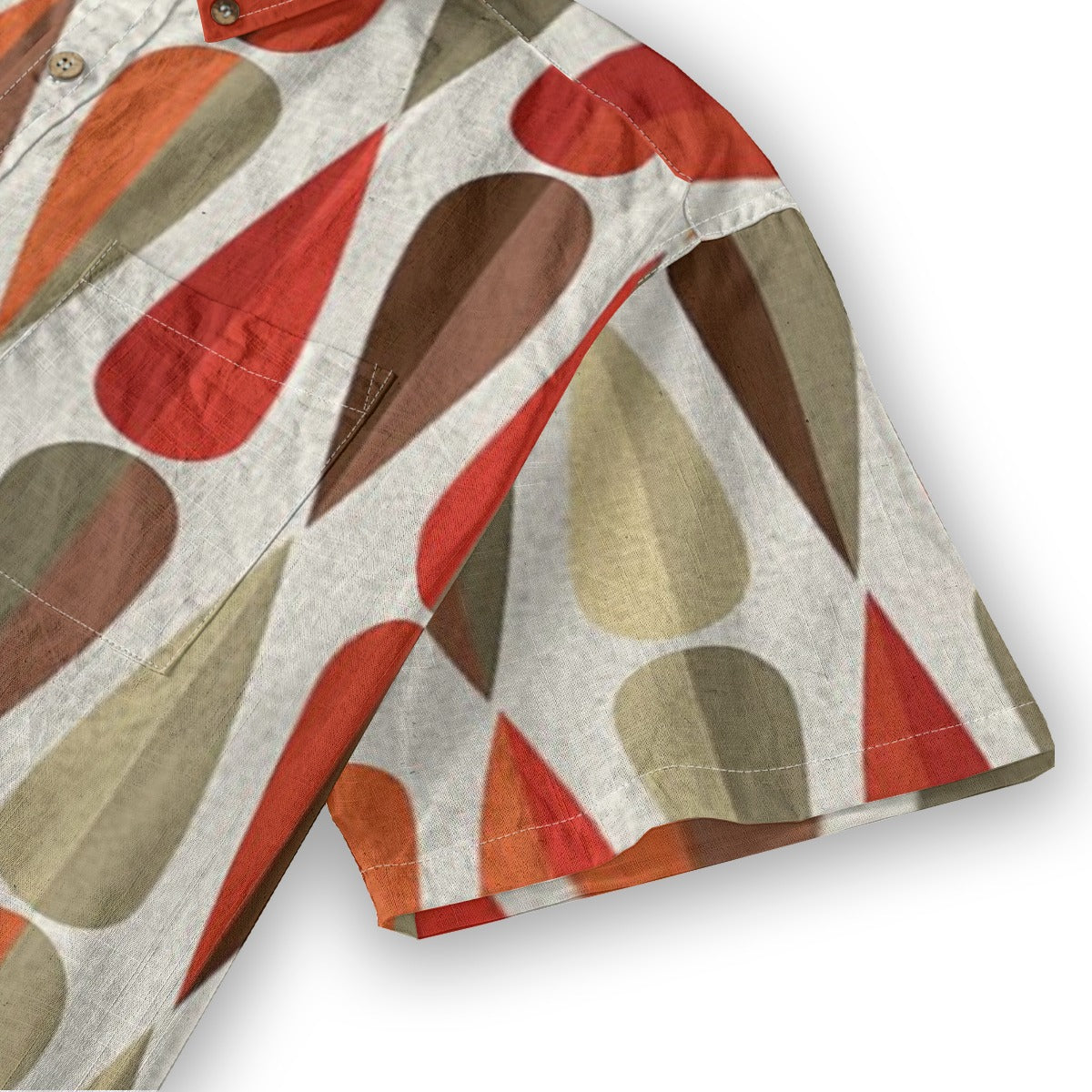 All-Over Print Men's Breathable Cotton Shirt|125GSM
