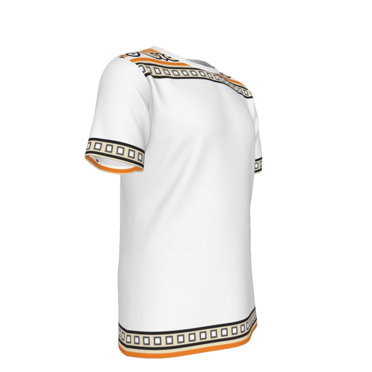 Tribal Border Print Men's O-Neck Tee