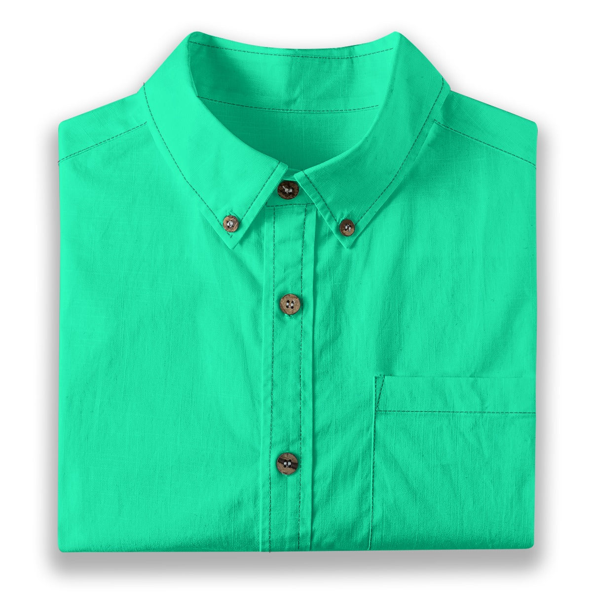 All-Over Print Men's Breathable Cotton Shirt|125GSM