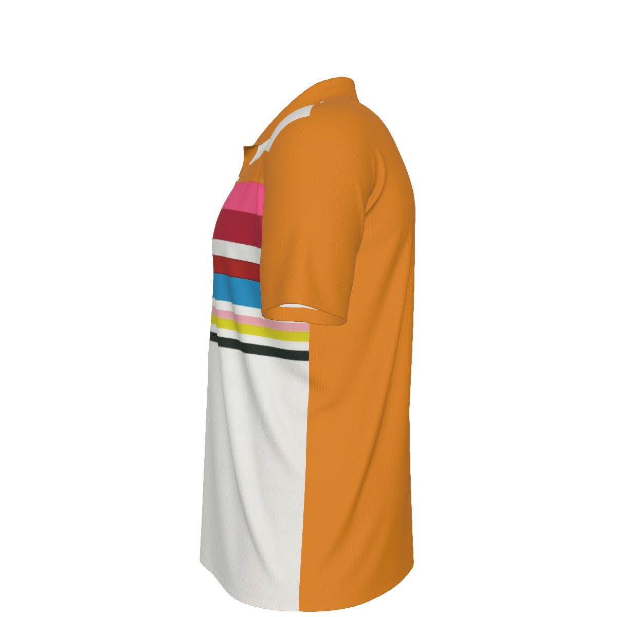 All-Over Print Men's Polo Collar Jersey