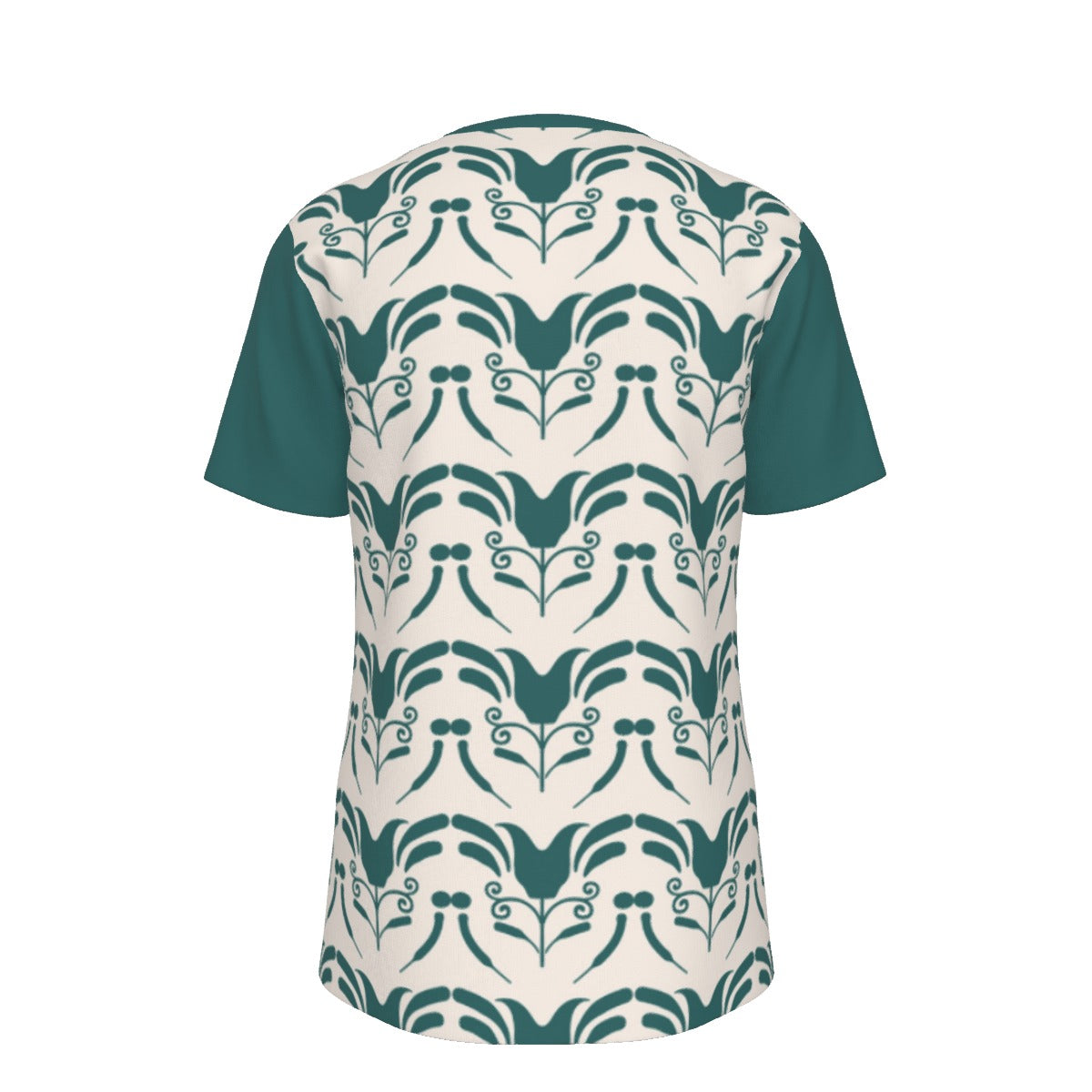 Vintage Ornamental Teal Men's O-Neck Tee