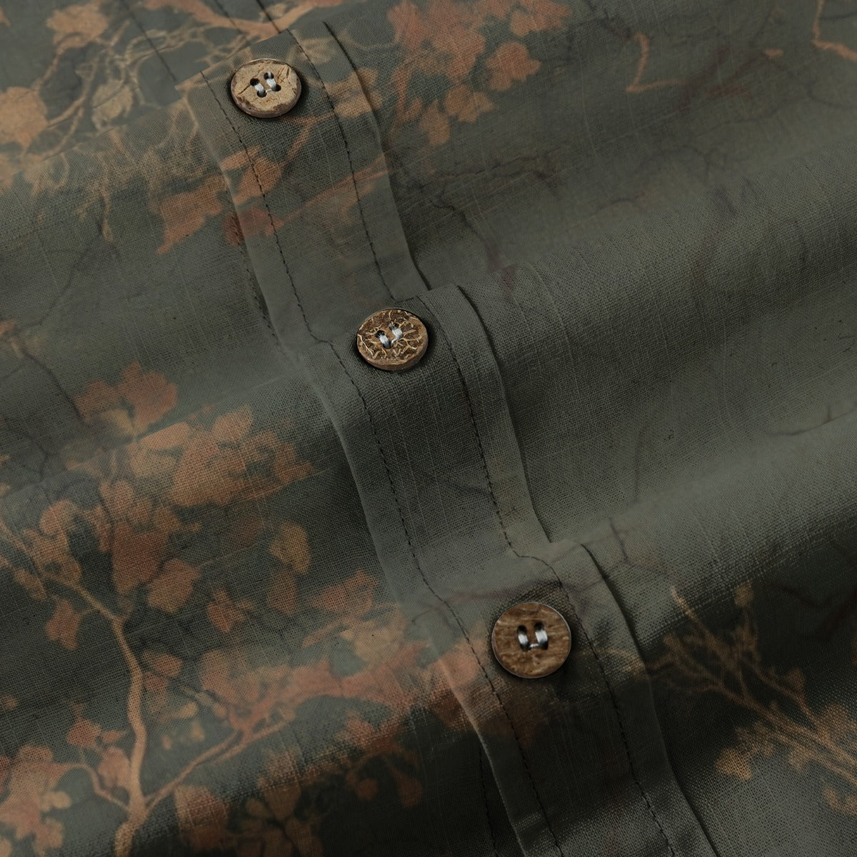 All-Over Print Men's Breathable Cotton Shirt|125GSM