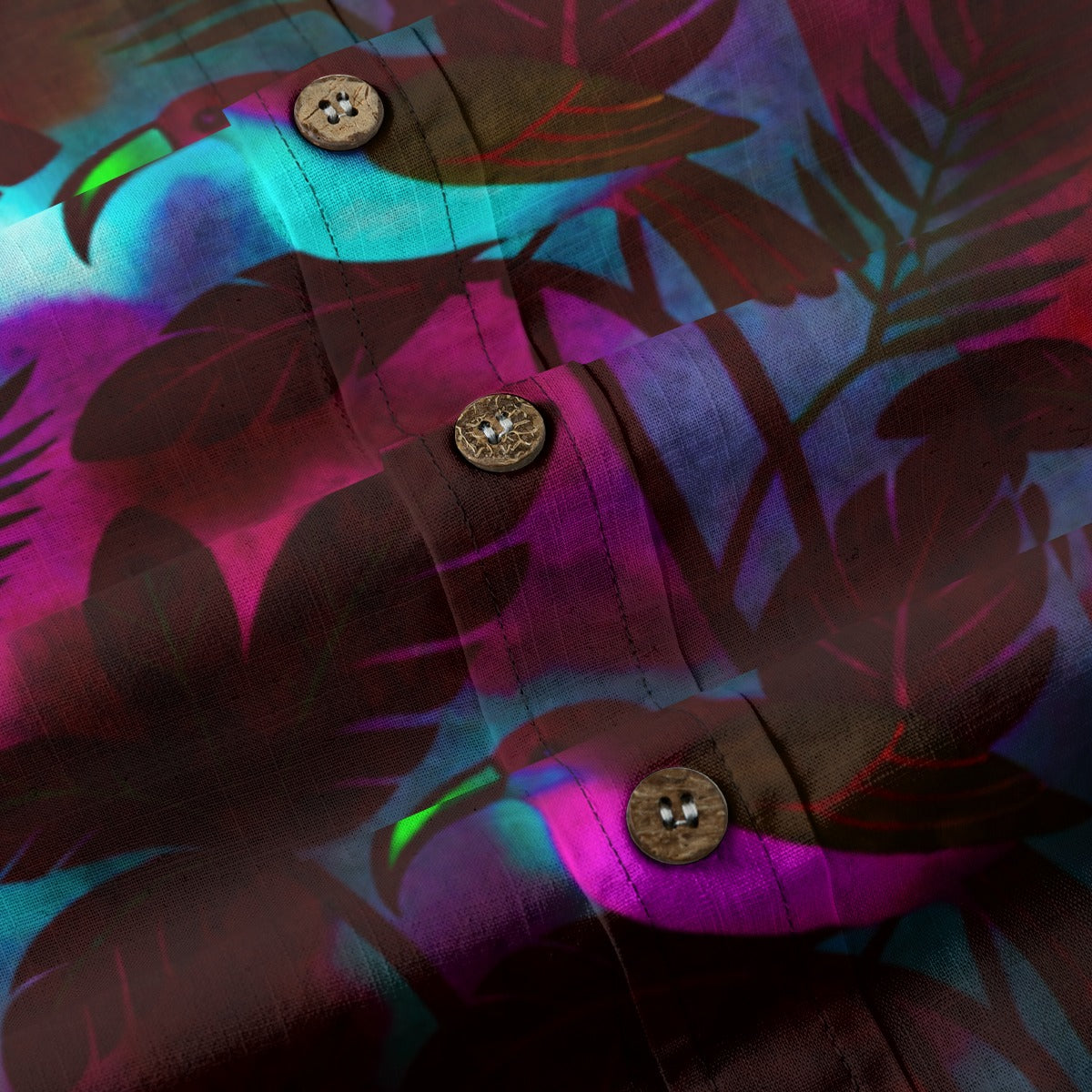 All-Over Print Men's Breathable Cotton Shirt|125GSM