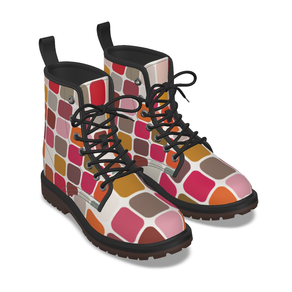 Men's Stylish Waterproof PU Leather Martin Boots