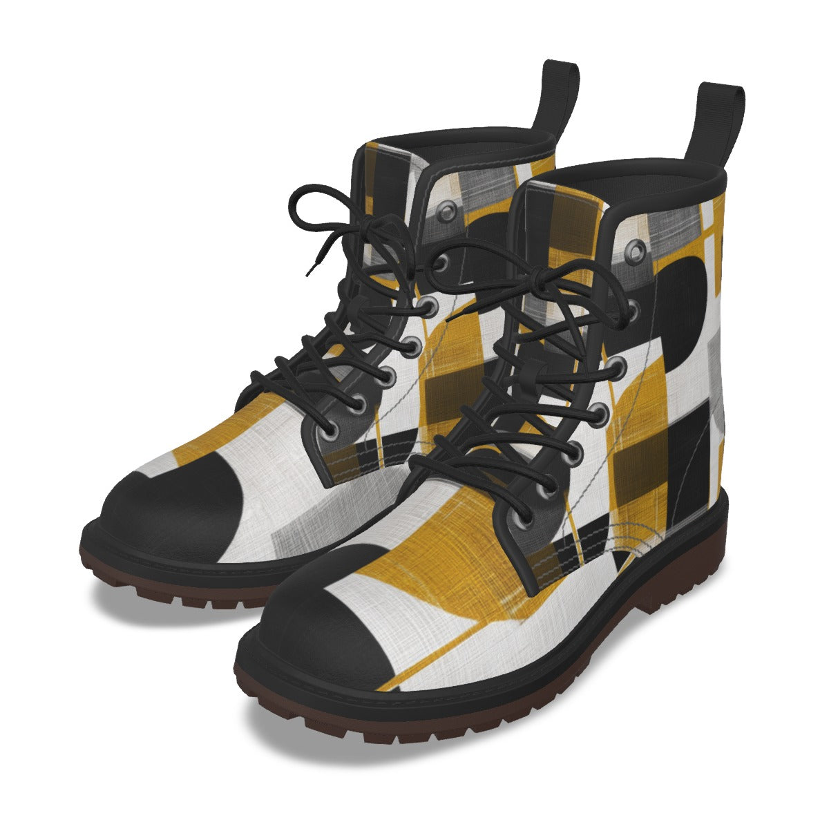 All-Over Print Men's Martin Short Boots