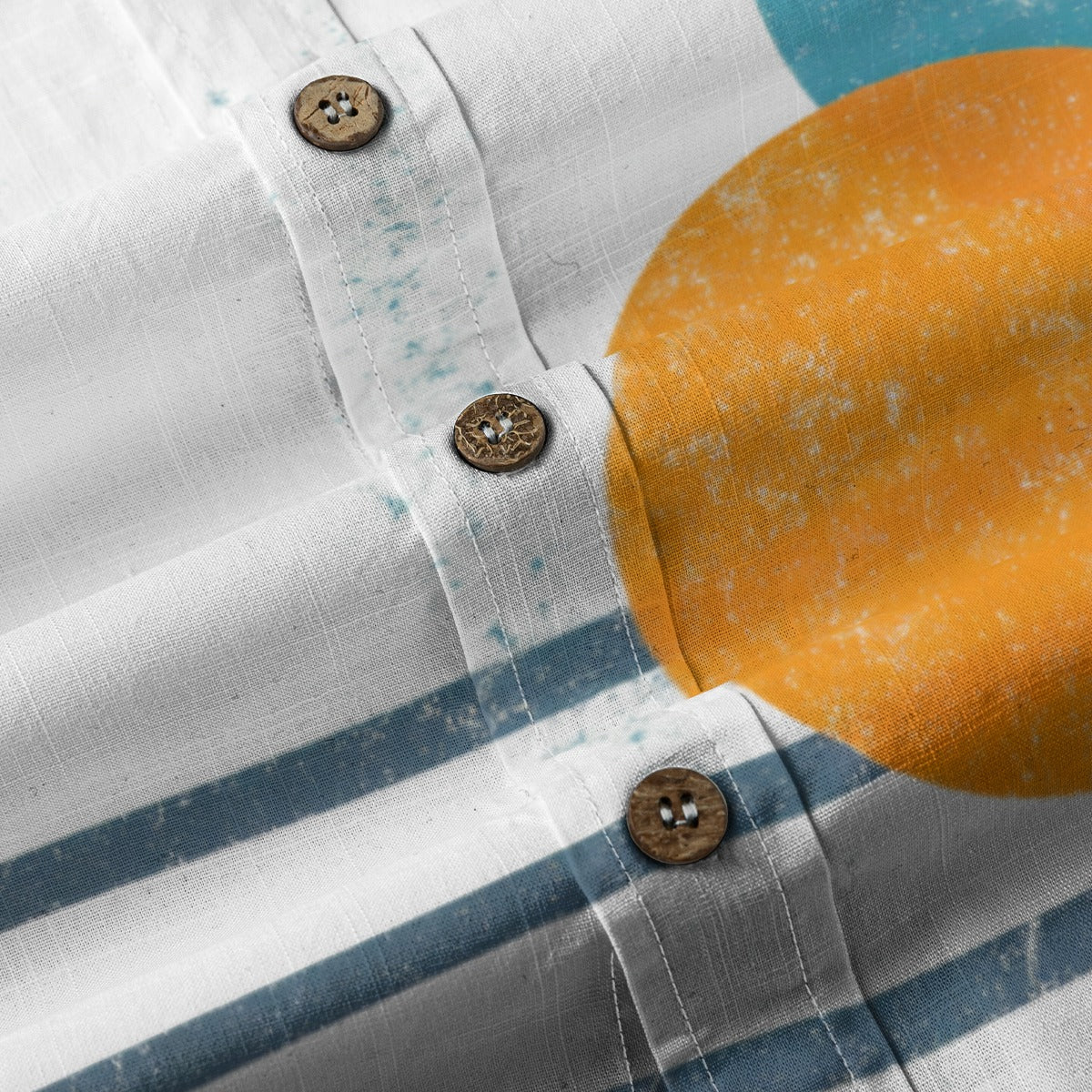 All-Over Print Men's Breathable Cotton Shirt|125GSM