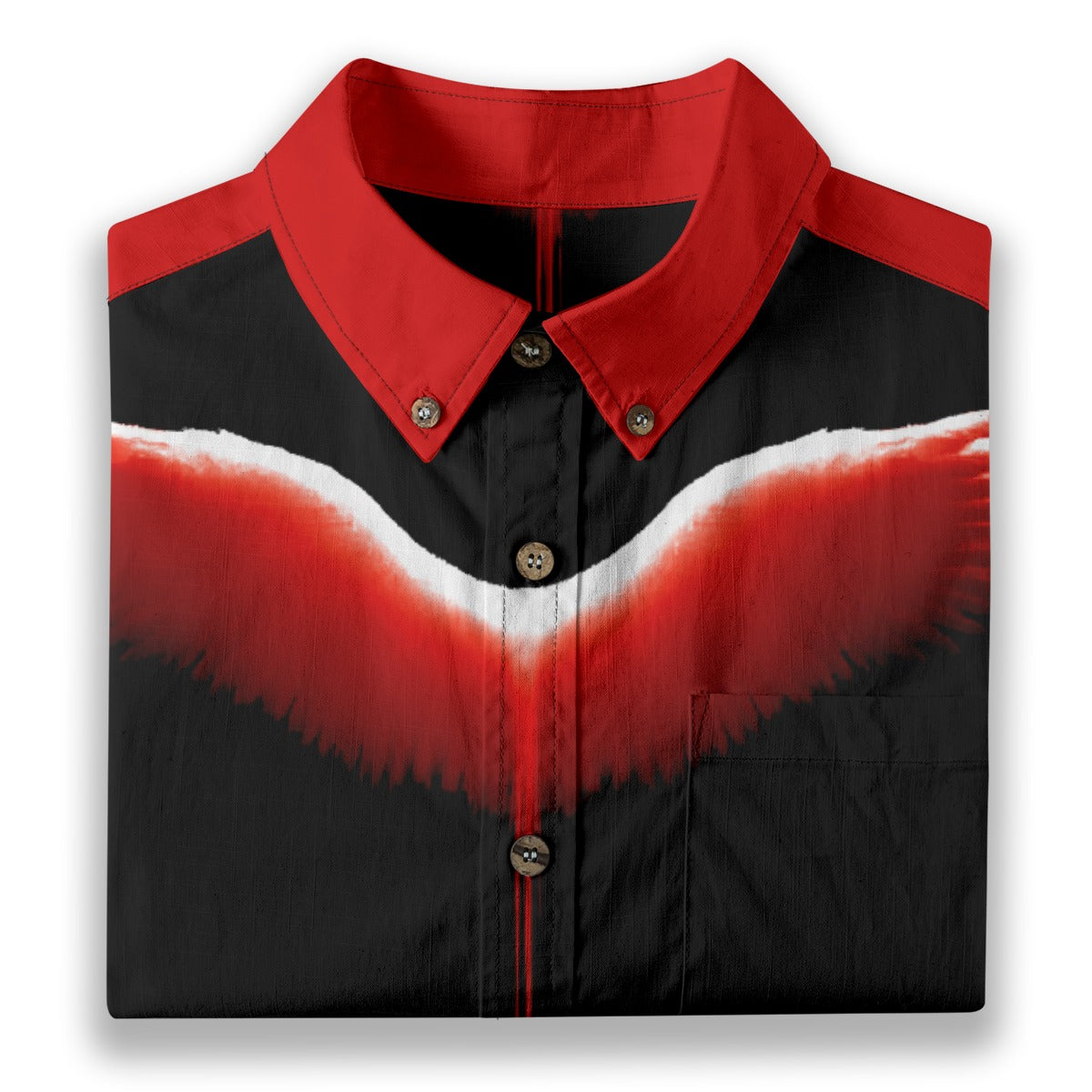 All-Over Print Men's Breathable Cotton Shirt|125GSM
