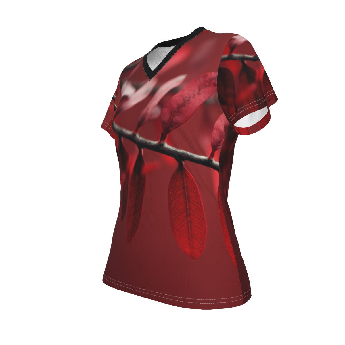 All-Over Print V-neck Women's T-shirt