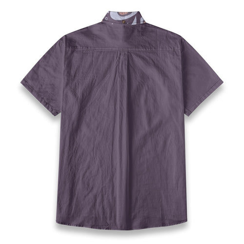 All-Over Print Men's Breathable Cotton Shirt|125GSM