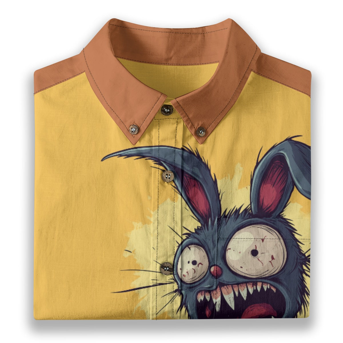 All-Over Print Men's Breathable Cotton Shirt|125GSM