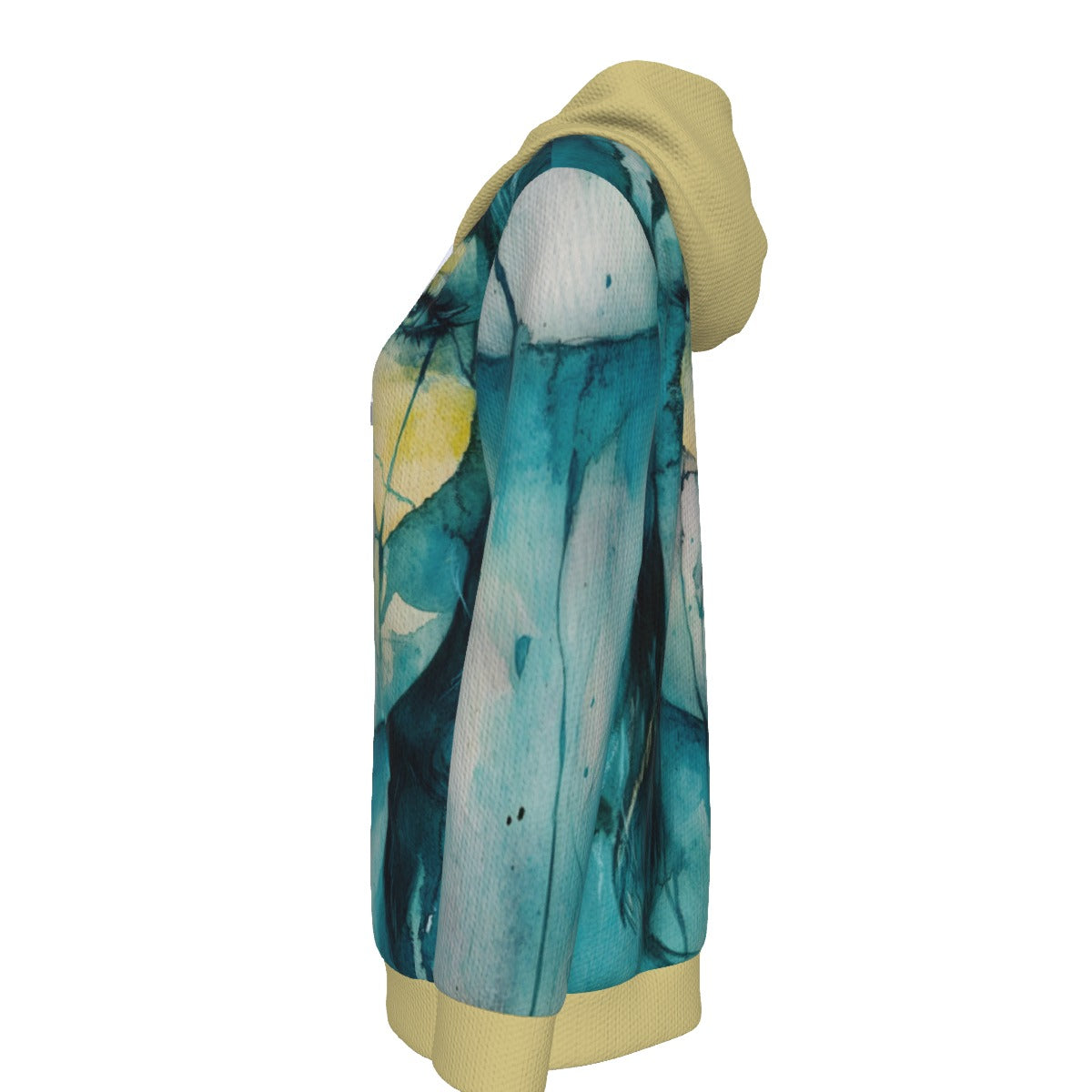 All-Over Print Women's Pullover Hoodie With Drawstring