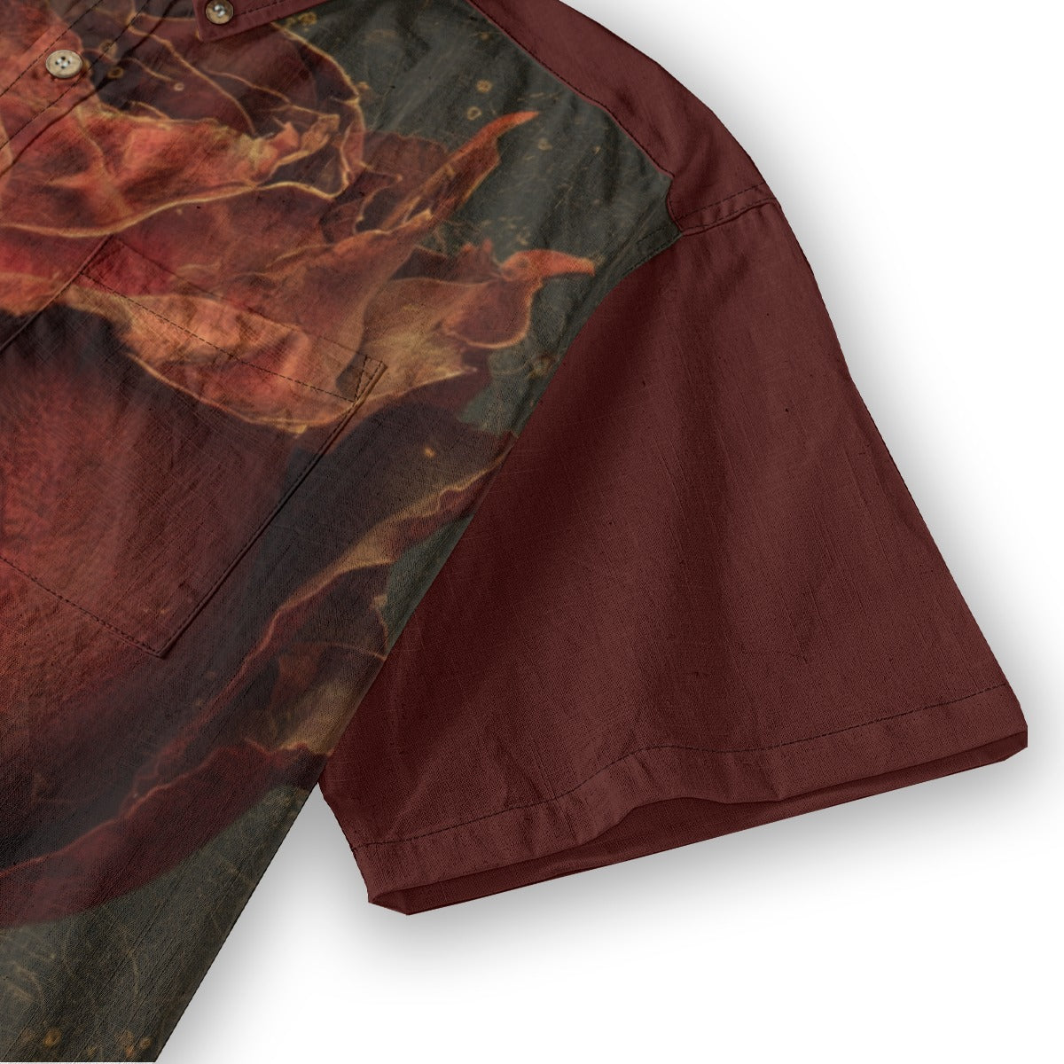 All-Over Print Men's Breathable Cotton Shirt|125GSM