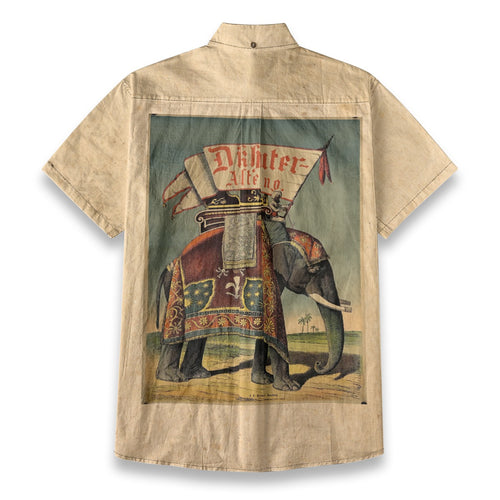 All-Over Print Men's Breathable Cotton Shirt|125GSM