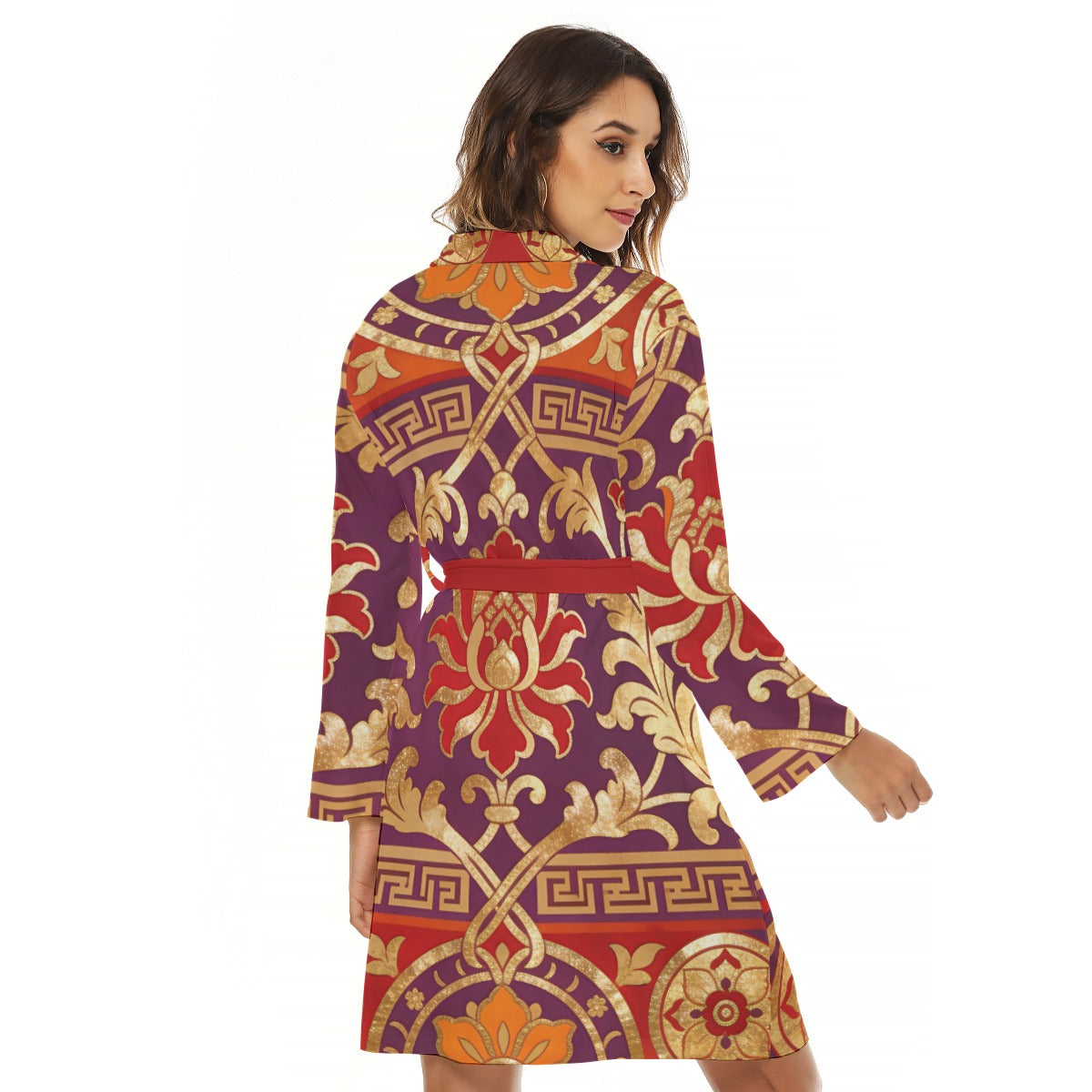 All-Over Print Women's Small Robe