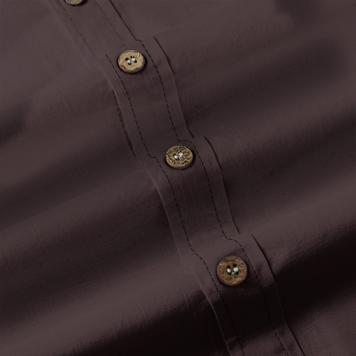 All-Over Print Men's Casual Lapel Long Sleeve Shirt|125GSM Cotton