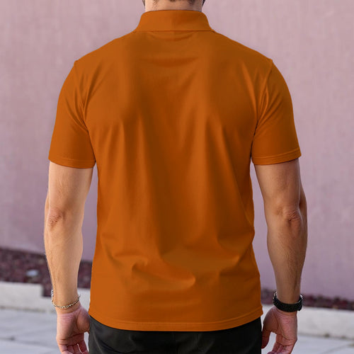 All-Over Print Men's Polo Collar Jersey