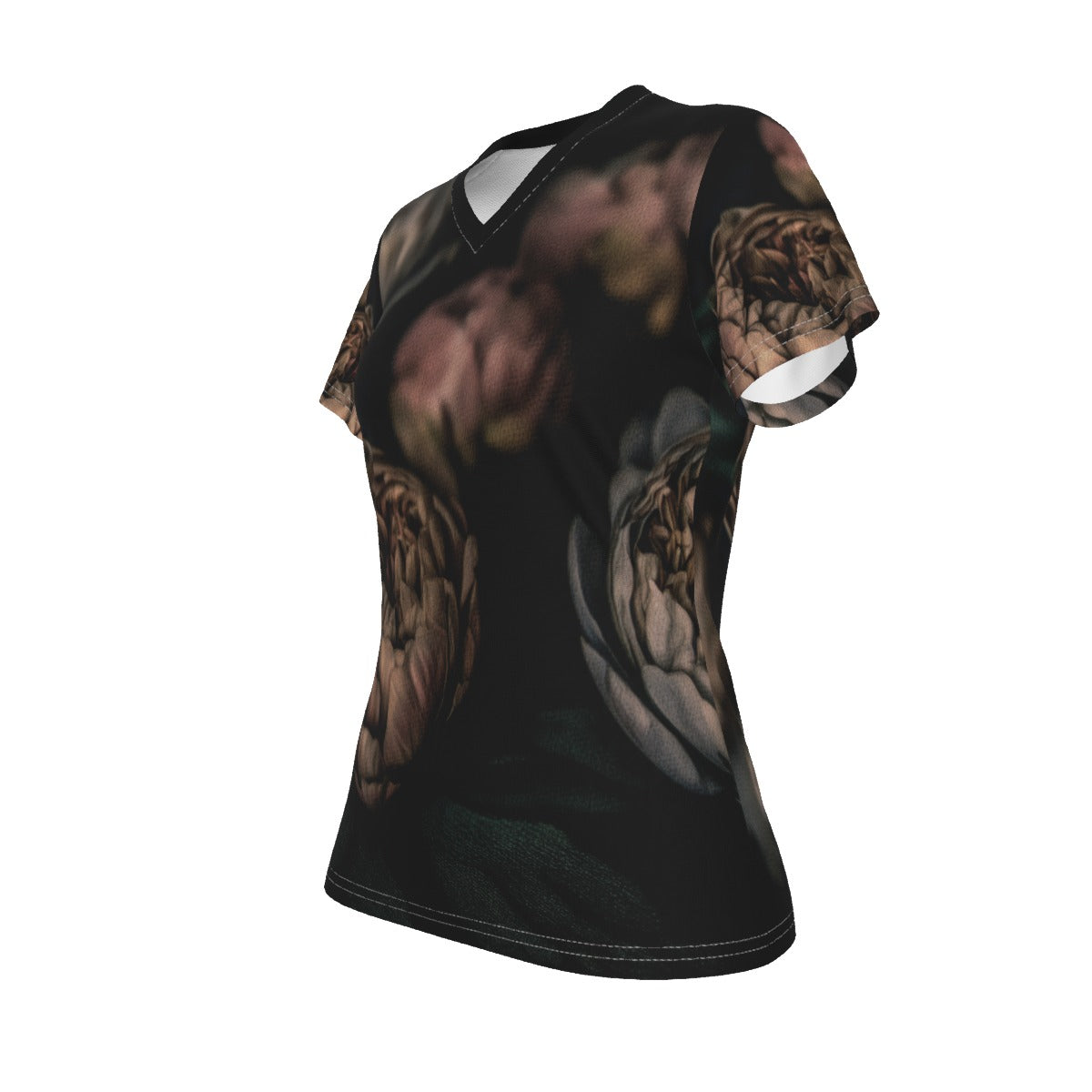 All-Over Print V-neck Women's T-shirt