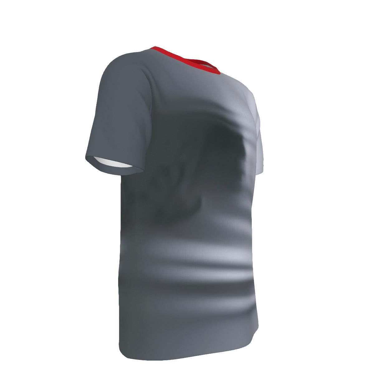 All-Over Print Men's O-Neck T-Shirt | 190GSM Cotton-red neck shadow behind the shirt