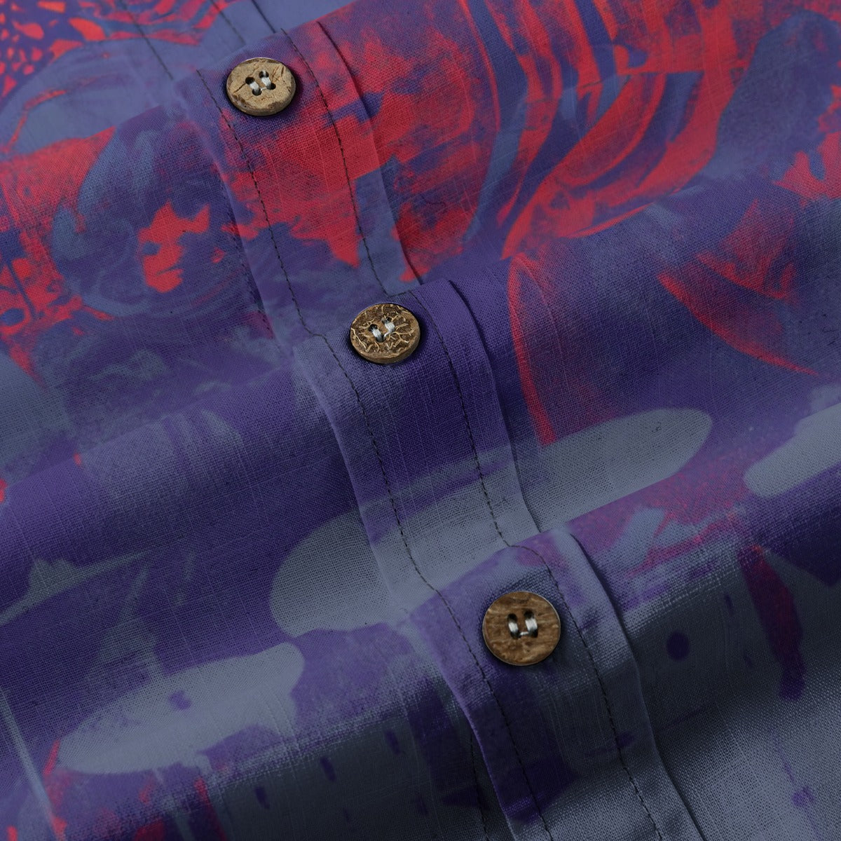 All-Over Print Men's Breathable Cotton Shirt|125GSM