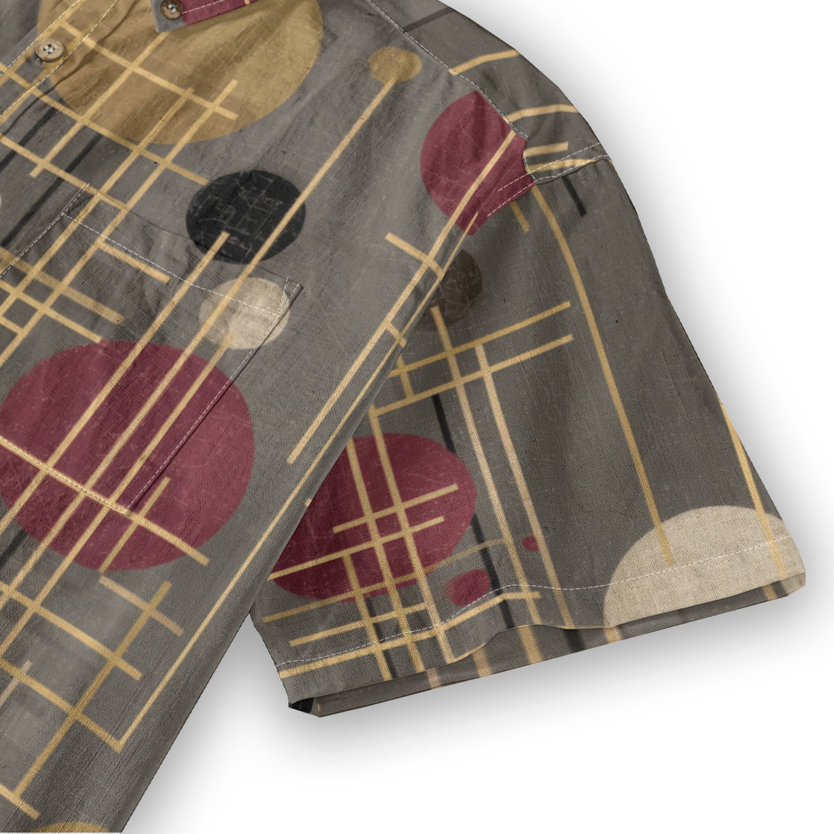 All-Over Print Men's Breathable Cotton Shirt|125GSM