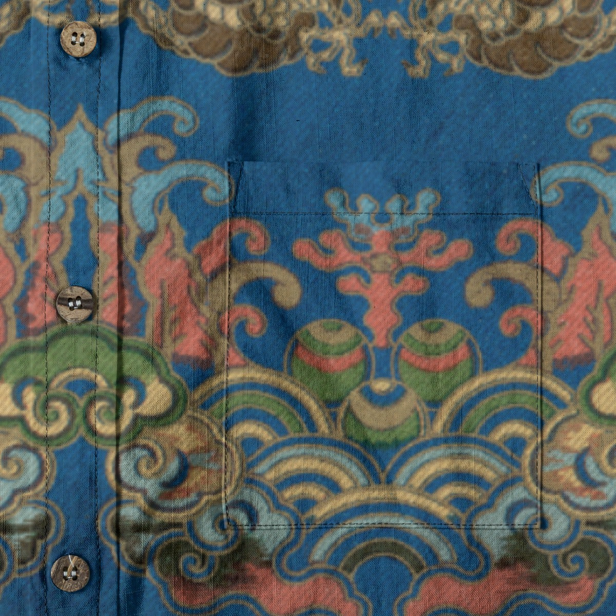 All-Over Print Men's Breathable Cotton Shirt|125GSM