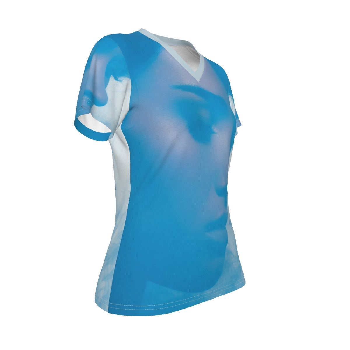 All-Over Print V-neck Women's T-shirt