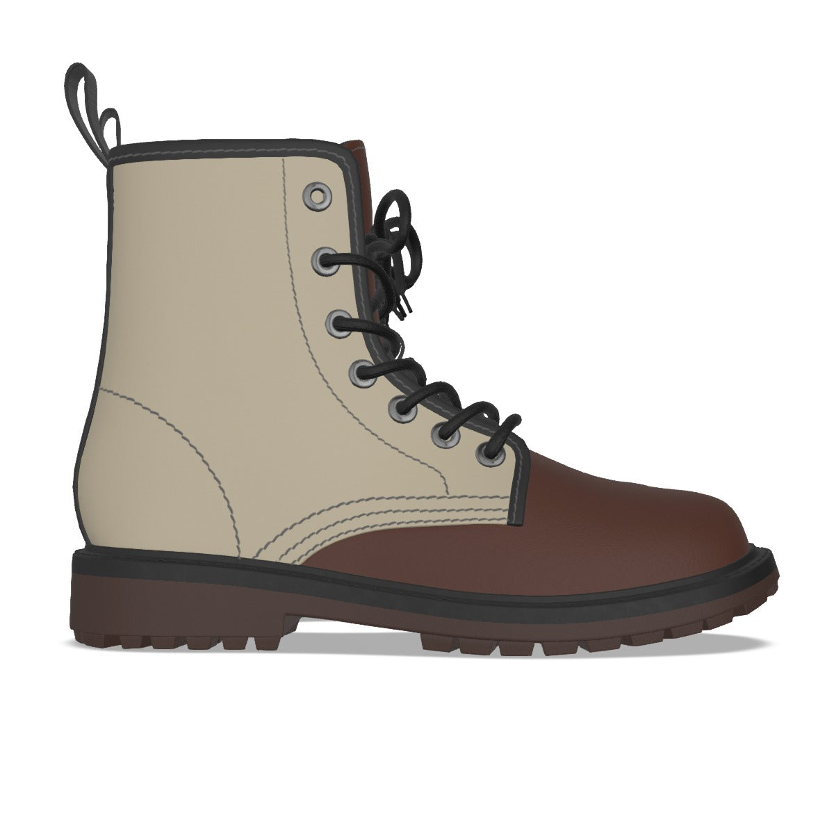Custom All-Over Print Men's PU Leather Martin Boots