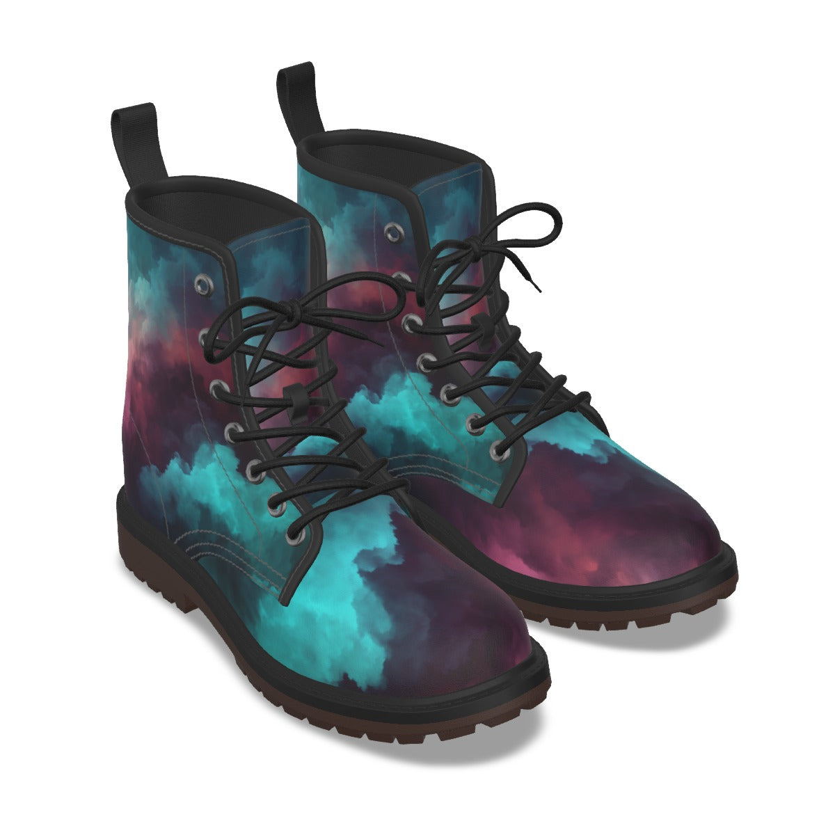 All-Over Print Men's Martin Short Boots