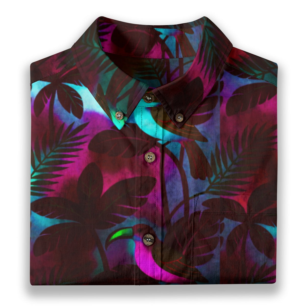 All-Over Print Men's Breathable Cotton Shirt|125GSM