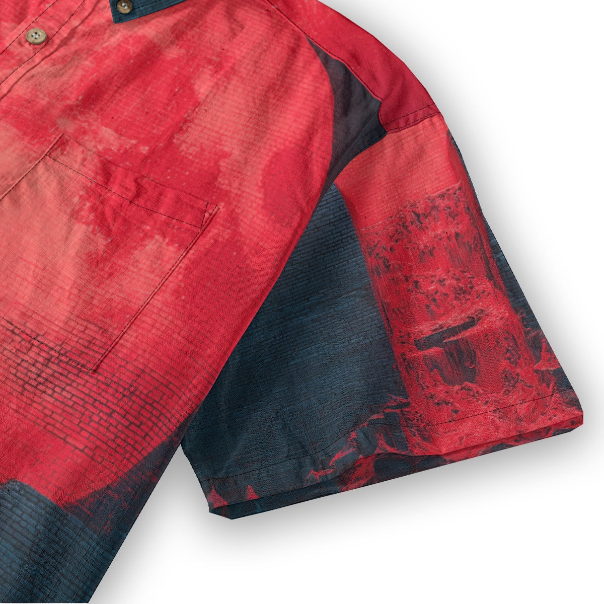 All-Over Print Men's Breathable Cotton Shirt|125GSM