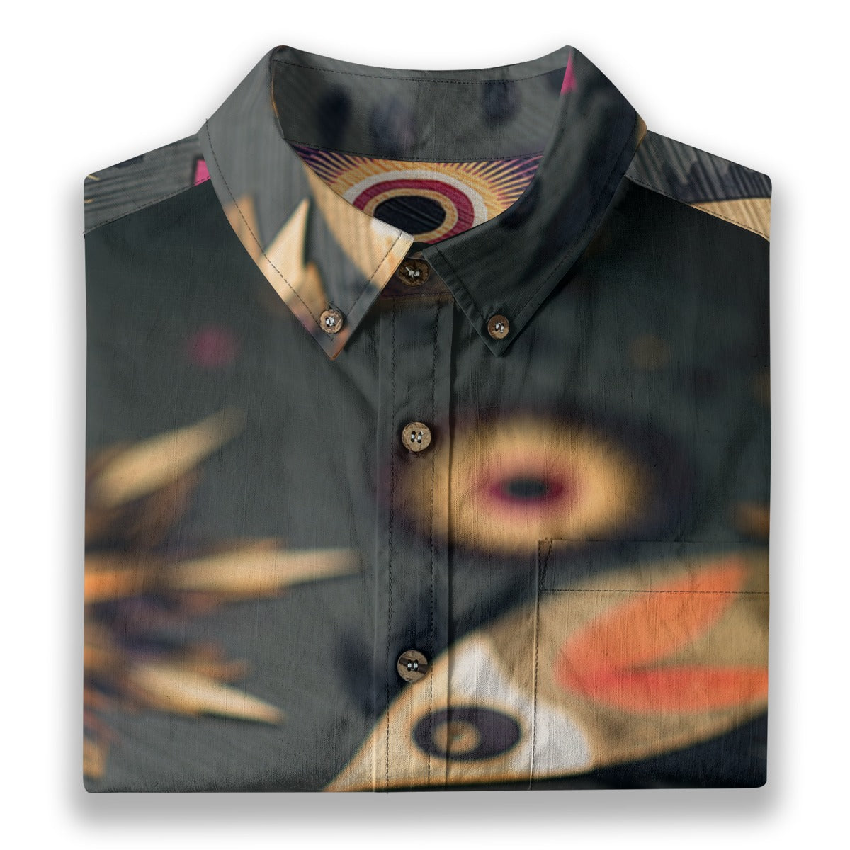 All-Over Print Men's Breathable Cotton Shirt|125GSM