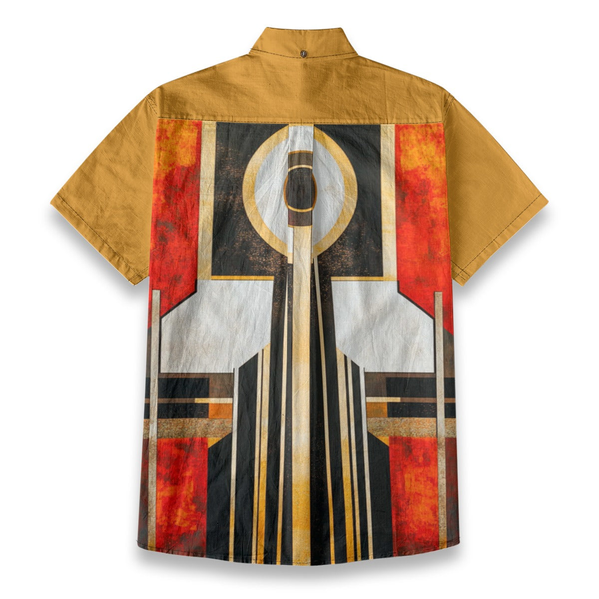 All-Over Print Men's Breathable Cotton Shirt|125GSM
