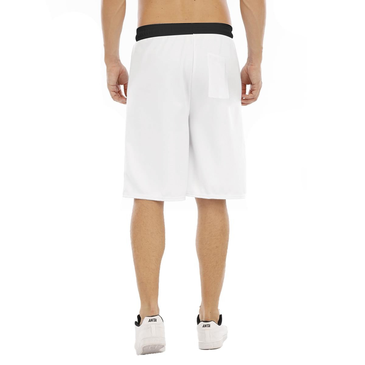 All-Over Print Men's Tether Loose Shorts With Pocket