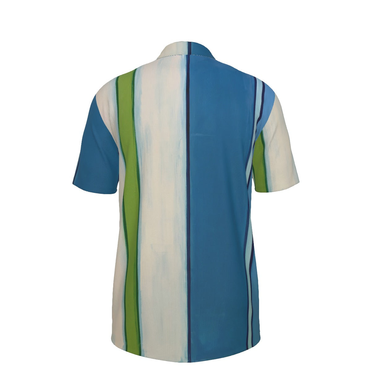 All-Over Print Men's Polo Collar Jersey