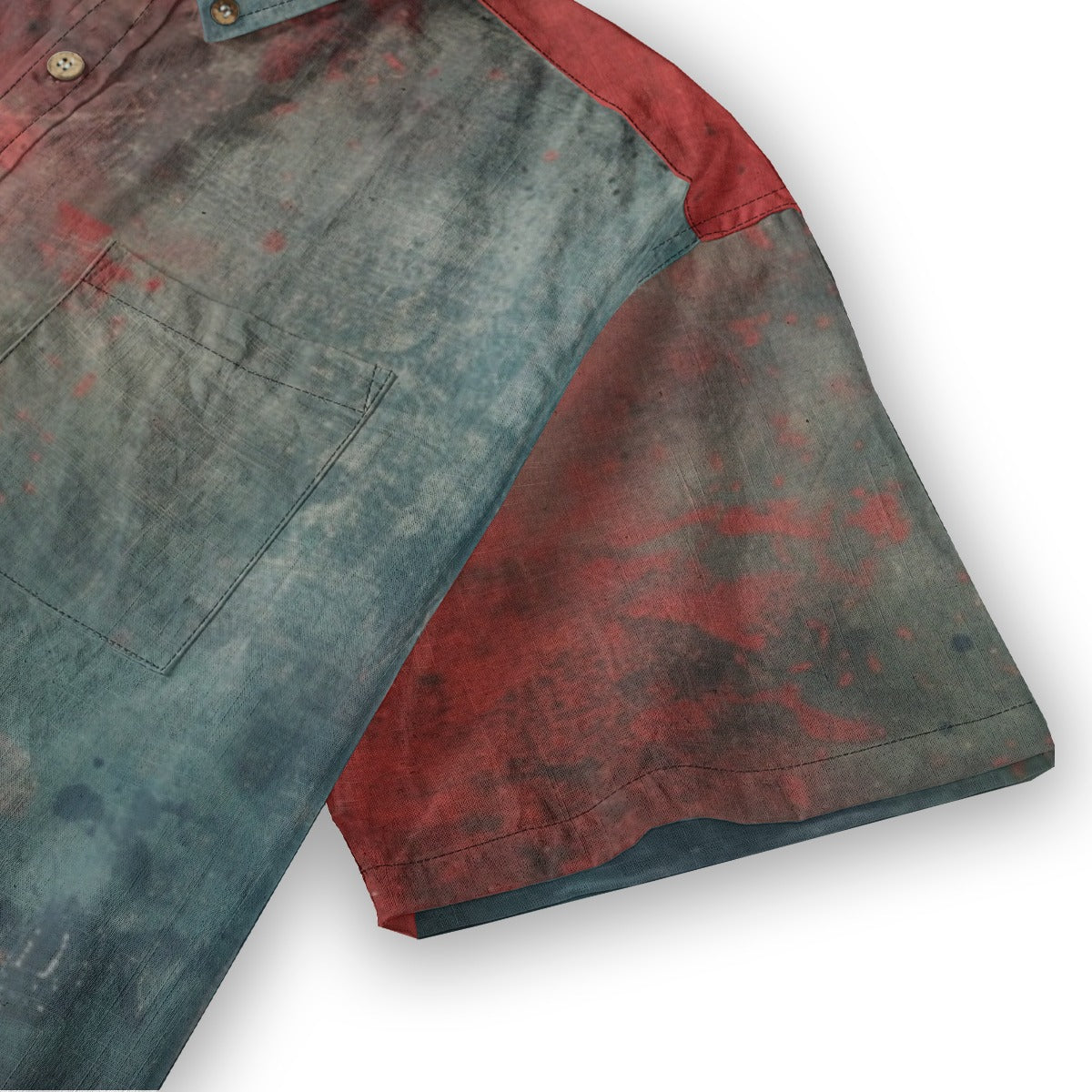 All-Over Print Men's Breathable Cotton Shirt|125GSM