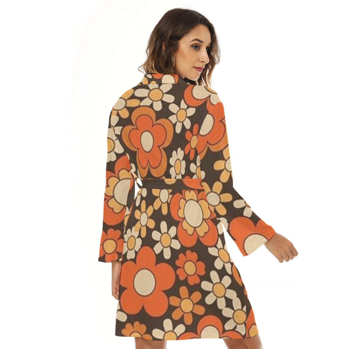 All-Over Print Women's Small Robe