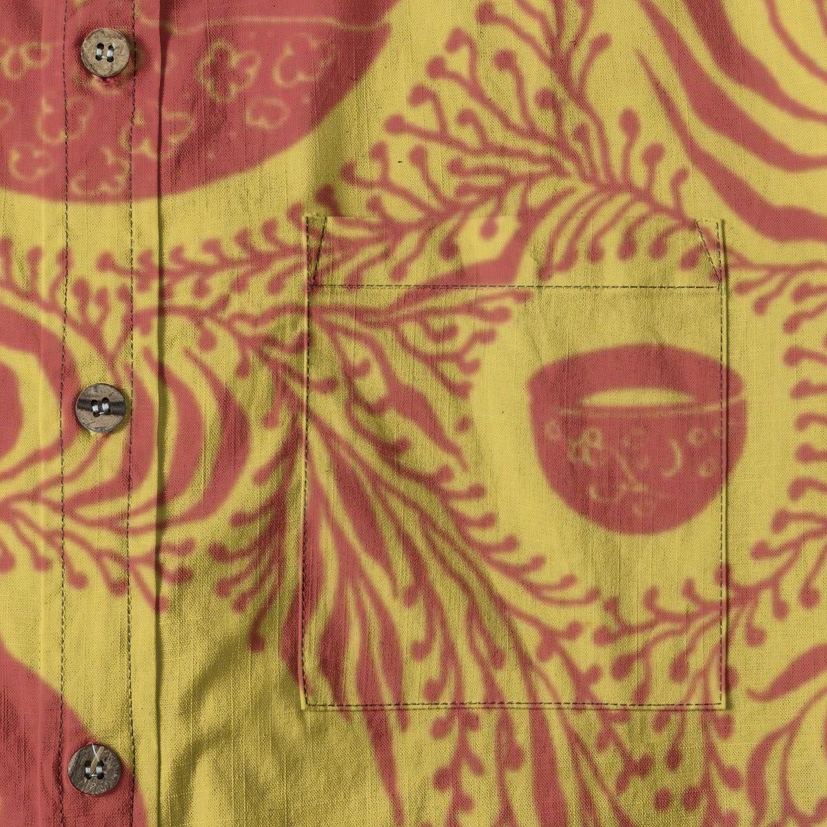 All-Over Print Men's Breathable Cotton Shirt|125GSM