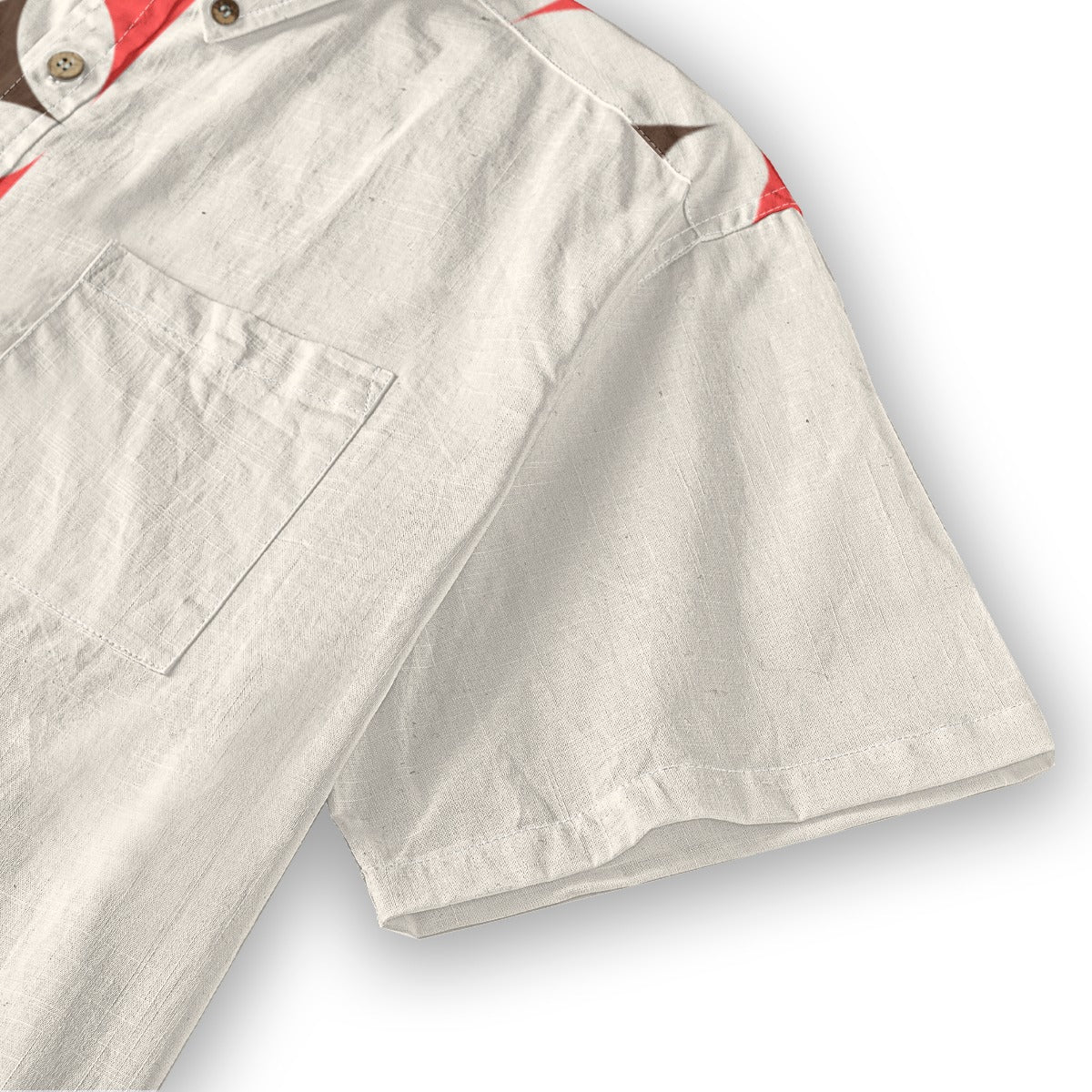 All-Over Print Men's Breathable Cotton Shirt|125GSM