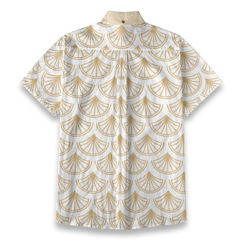 All-Over Print Men's Breathable Cotton Shirt|125GSM