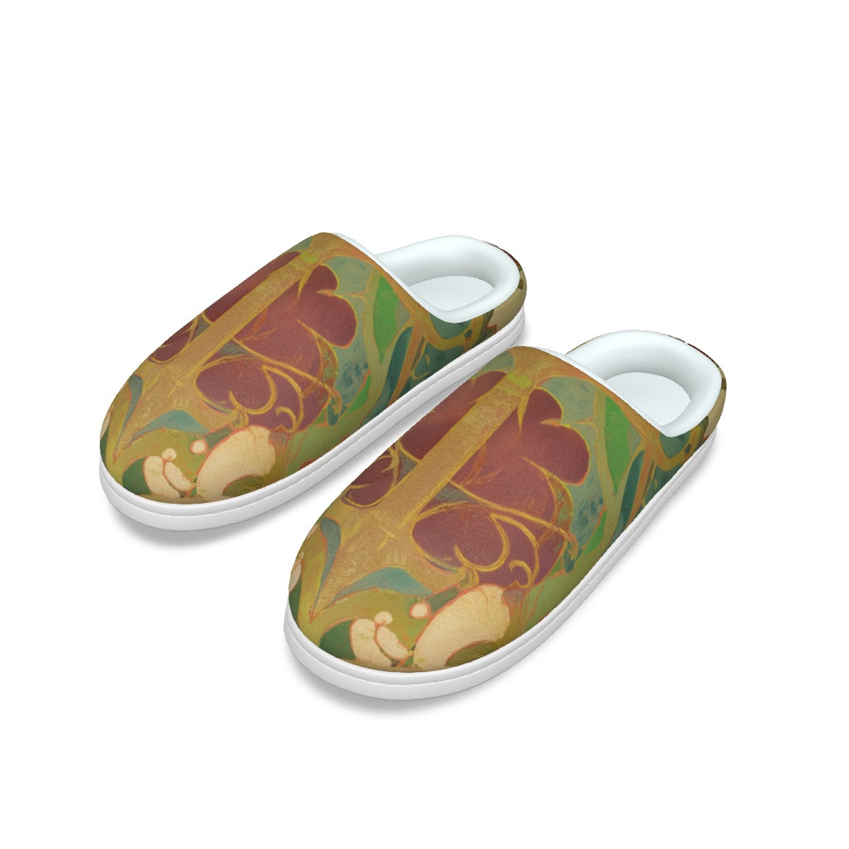 All-Over Print Women's Plush Slippers