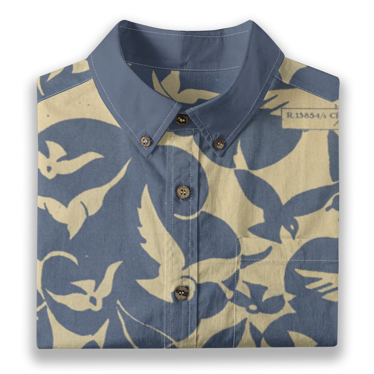 Yellow Bird Men's Breathable Cotton Camp-Shirt|125GSM