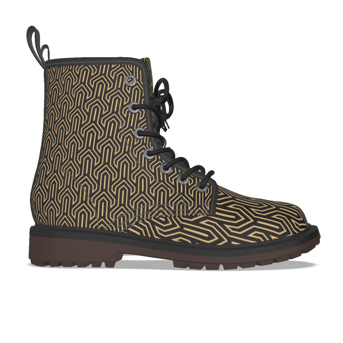 All-Over Print Men's Martin Short Boots