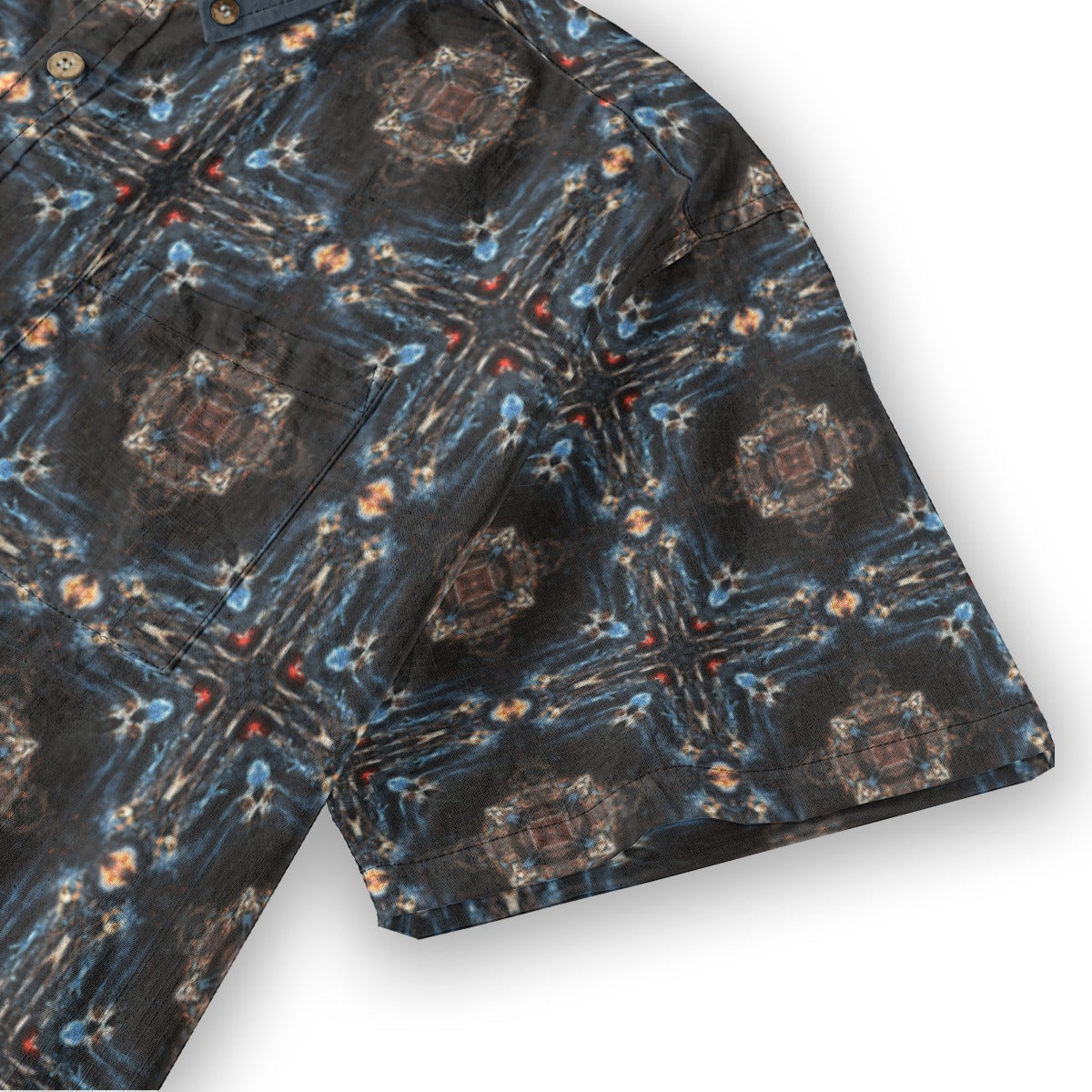 All-Over Print Men's Breathable Cotton Shirt|125GSM