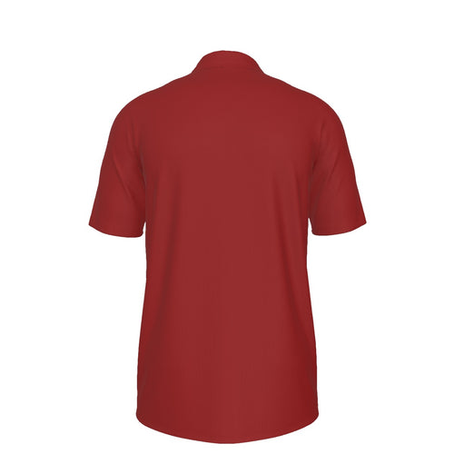 All-Over Print Men's Polo Collar Jersey