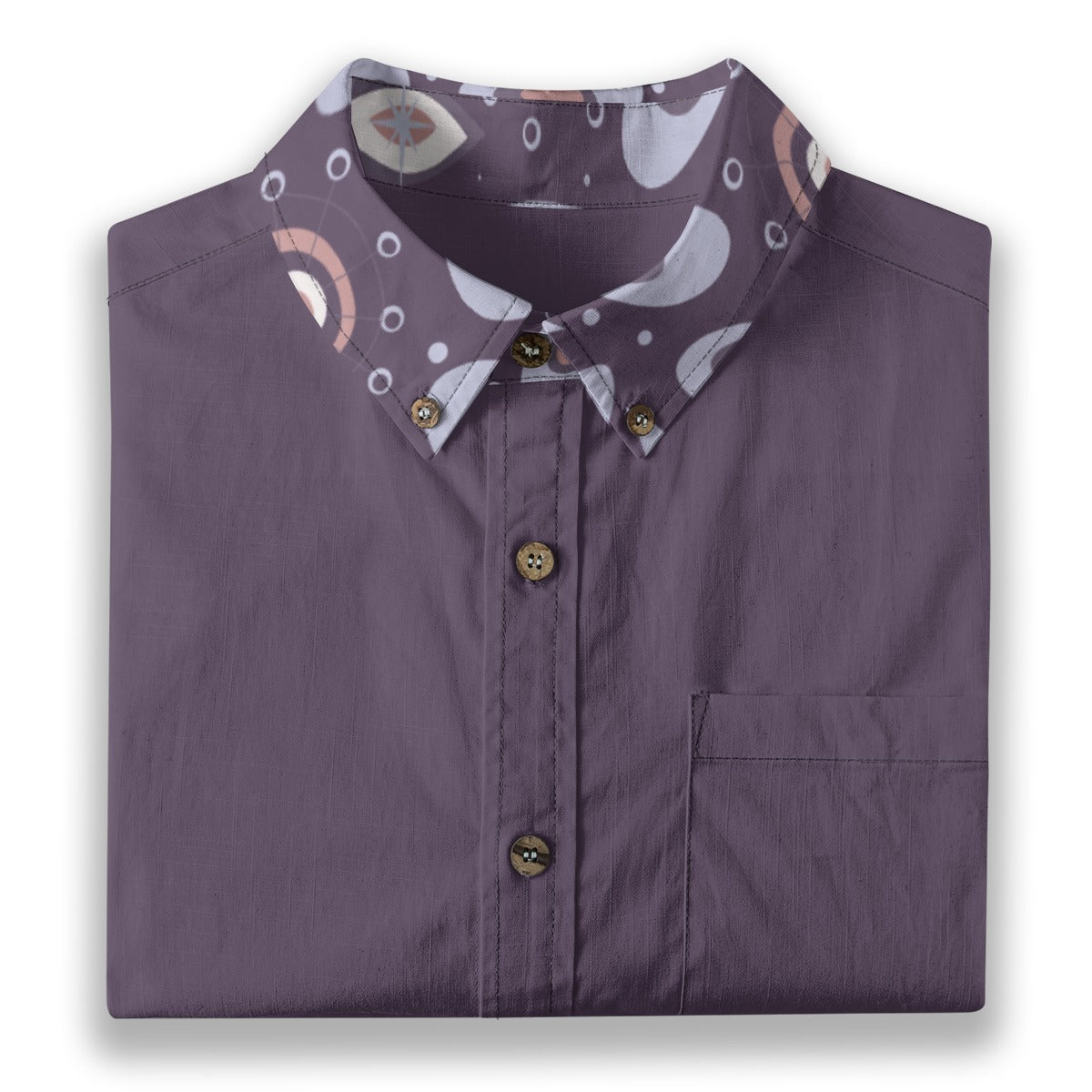 All-Over Print Men's Breathable Cotton Shirt|125GSM