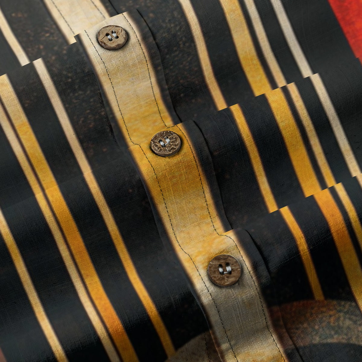 All-Over Print Men's Breathable Cotton Shirt|125GSM